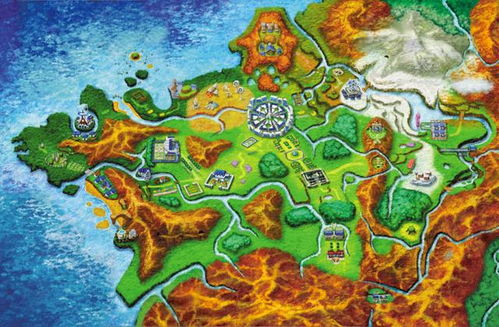 宝可梦世界卡洛斯地区城镇,卡洛斯地区的地理与气候